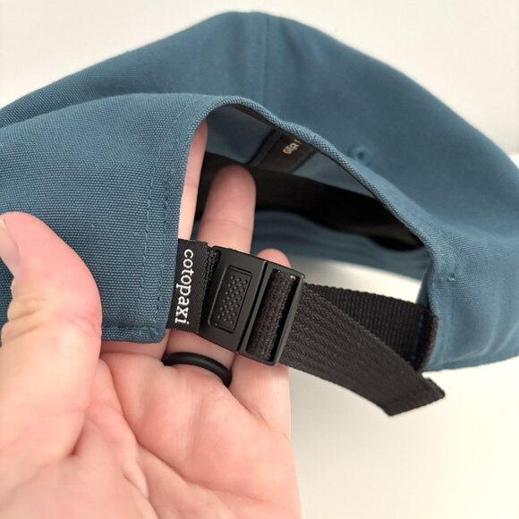 Cotopaxi Steps to the Sun Heritage Rope Hat in Abyss Teal with Buckle Closure - Picture 4 of 6